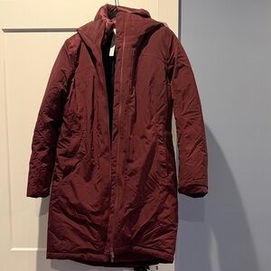 lululemon athletica snow warrior garnet  Puffer Jacket